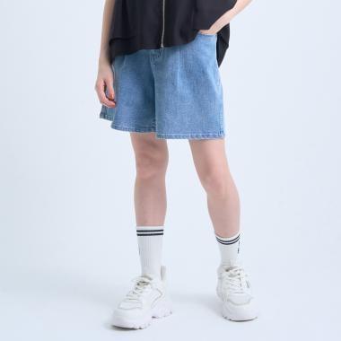 接觸冷感功能 牛仔短褲
