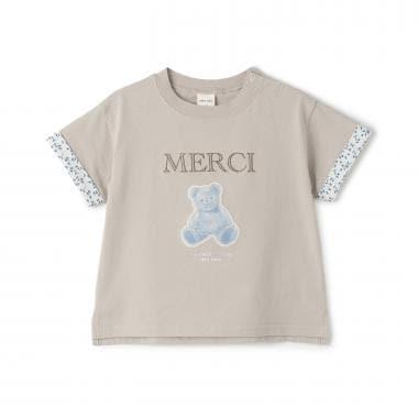 15th MERCI 袖口翻折短袖T恤