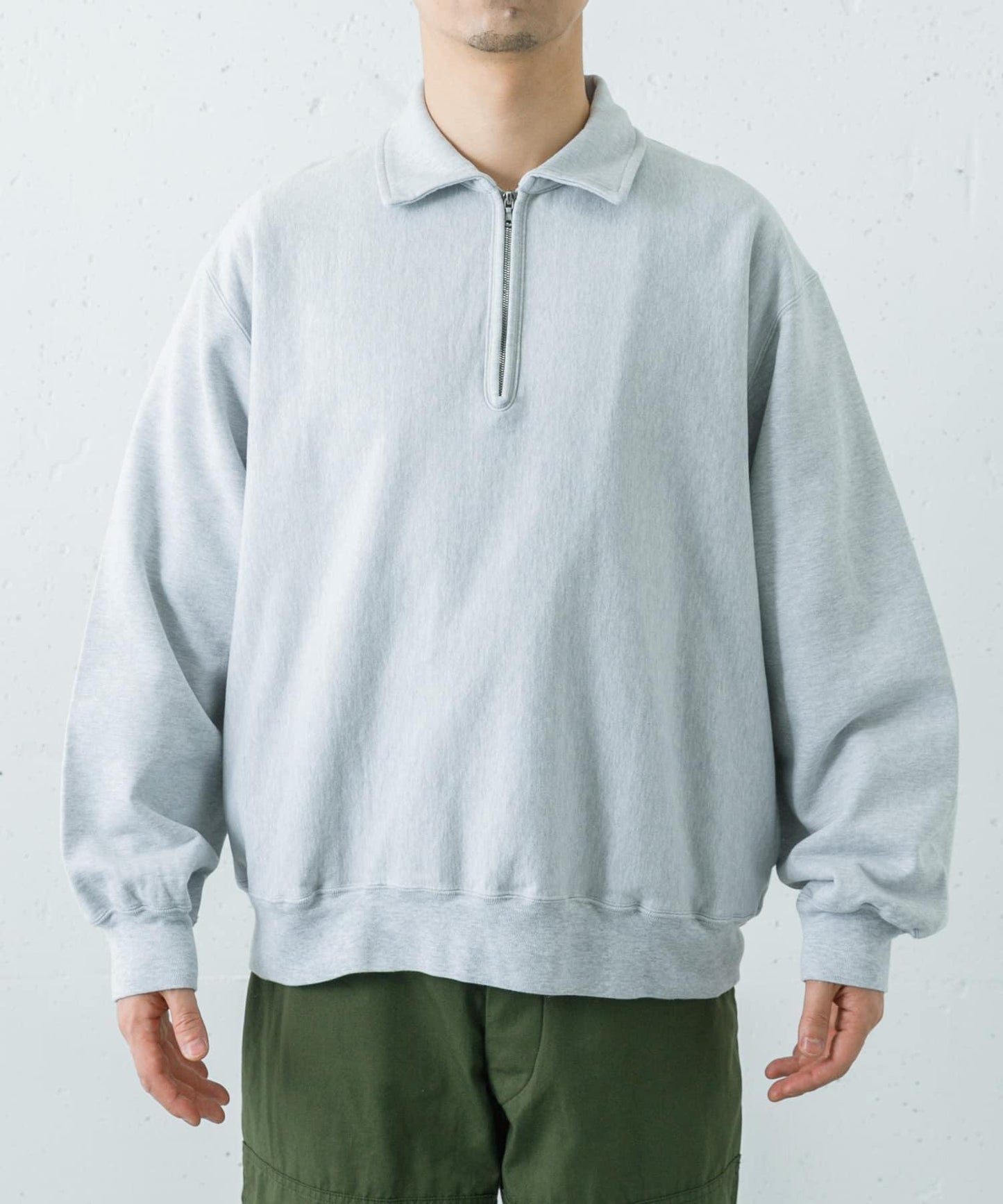 薄款 半拉鍊 blurhmsROOTSTOCK THIN-SWEAT HARF-ZIP PULLOVER 套頭衛衣