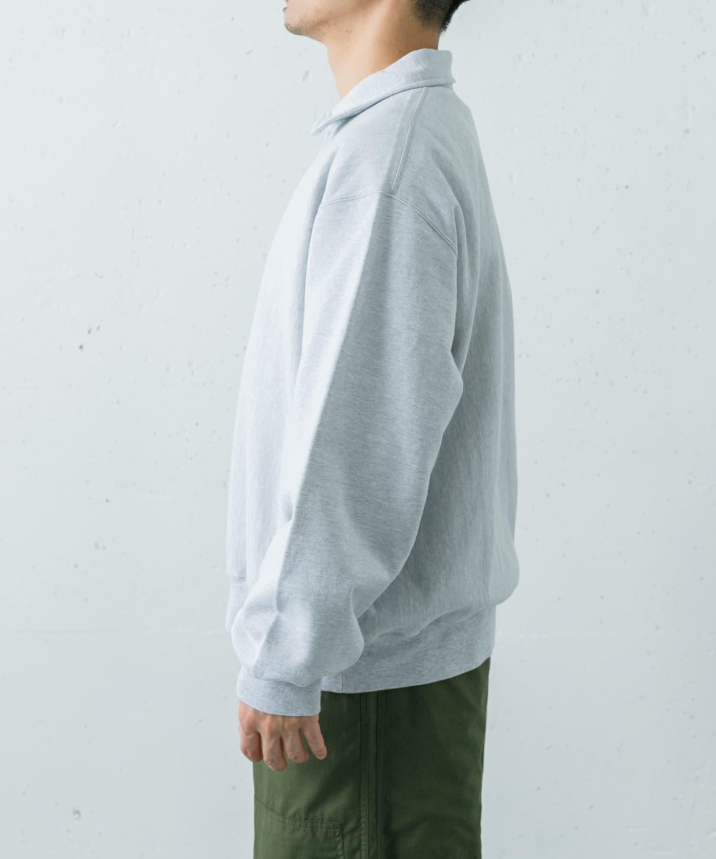 薄款 半拉鍊 blurhmsROOTSTOCK THIN-SWEAT HARF-ZIP PULLOVER 套頭衛衣