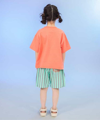 夏日清爽 先染皺感 四分丈 休閒短褲 可成套