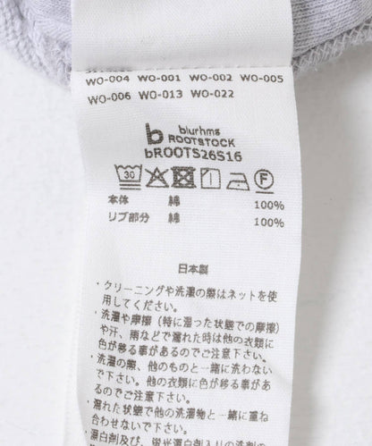 薄款 半拉鍊 blurhmsROOTSTOCK THIN-SWEAT HARF-ZIP PULLOVER 套頭衛衣