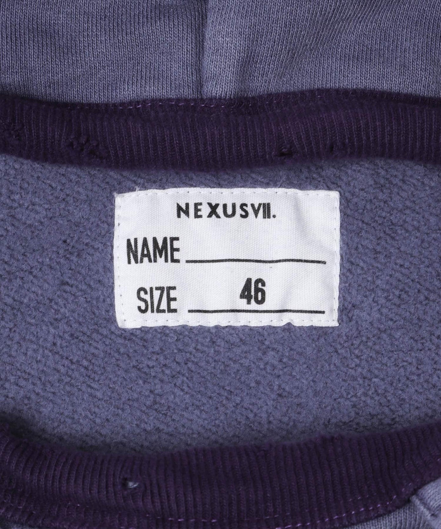 NEXUSVII. DAMAGED 2TONE AFTER HOODY 連帽衛衣