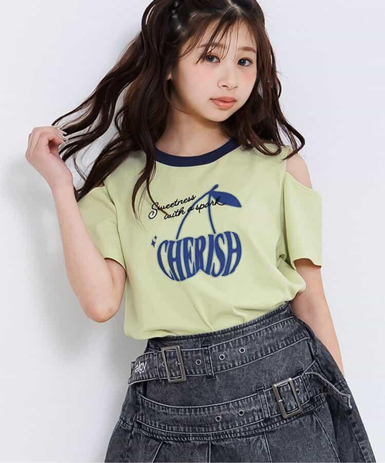 多色櫻桃Logo印花T恤