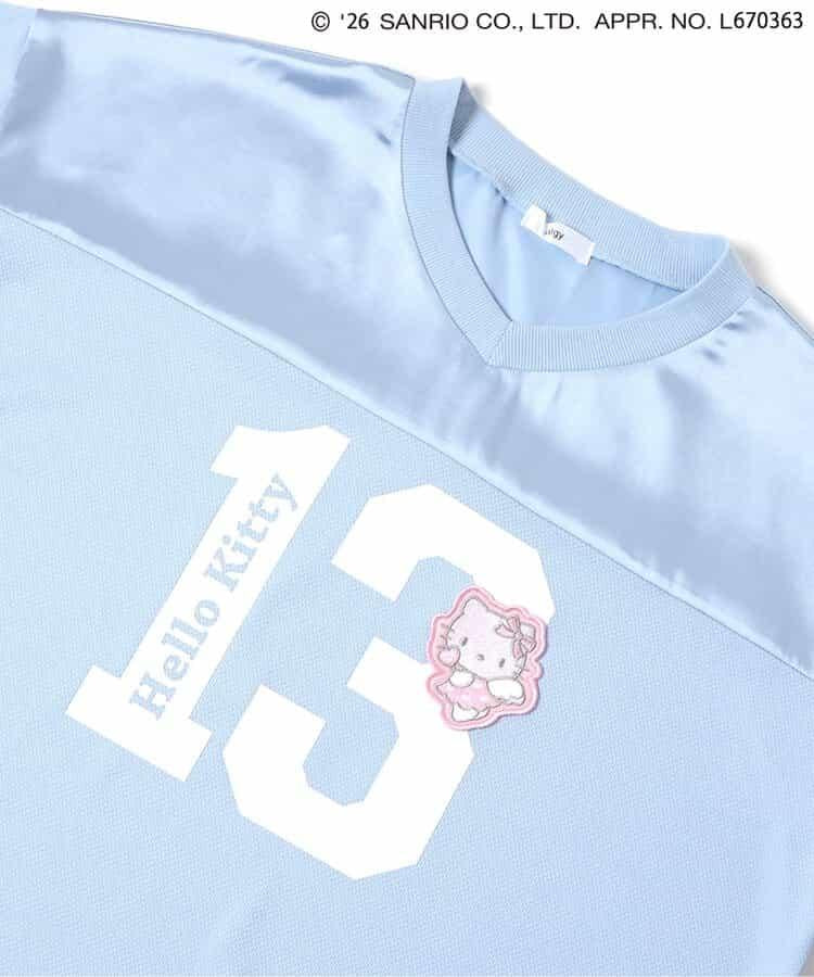 《Hello Kitty》（凱蒂貓） 迷你連衣裙 拼接網紗款
