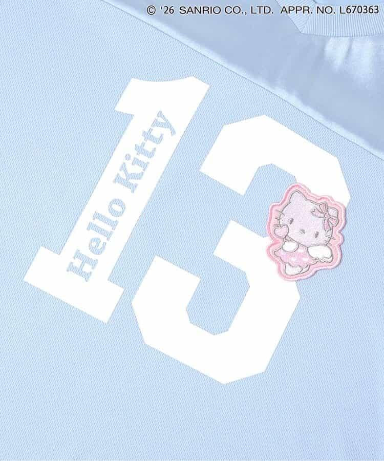 《Hello Kitty》（凱蒂貓） 迷你連衣裙 拼接網紗款