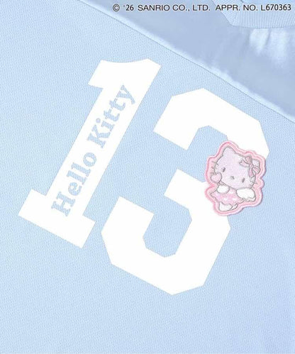 《Hello Kitty》（凱蒂貓） 迷你連衣裙 拼接網紗款