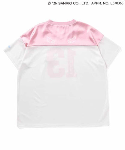 《Hello Kitty》（凱蒂貓） 迷你連衣裙 拼接網紗款