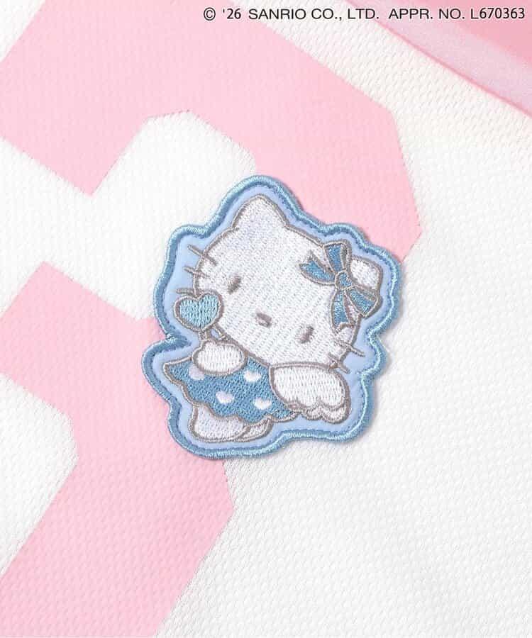 《Hello Kitty》（凱蒂貓） 迷你連衣裙 拼接網紗款