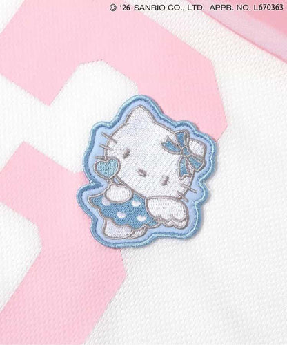 《Hello Kitty》（凱蒂貓） 迷你連衣裙 拼接網紗款
