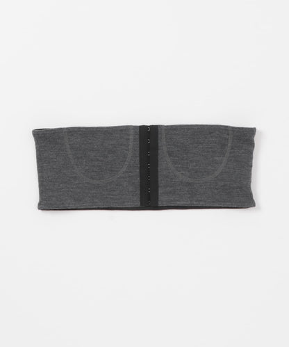 new basic WASHABLE WOOL BANDEAU 羊毛抹胸