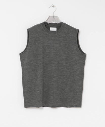 new basic WASHABLE MERINO WOOL 無袖上衣