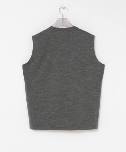 new basic WASHABLE MERINO WOOL 無袖上衣