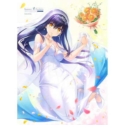 Summer Pockets REFLECTION BLUE（夏日口袋） 久島鴎 B2掛畫 婚紗款