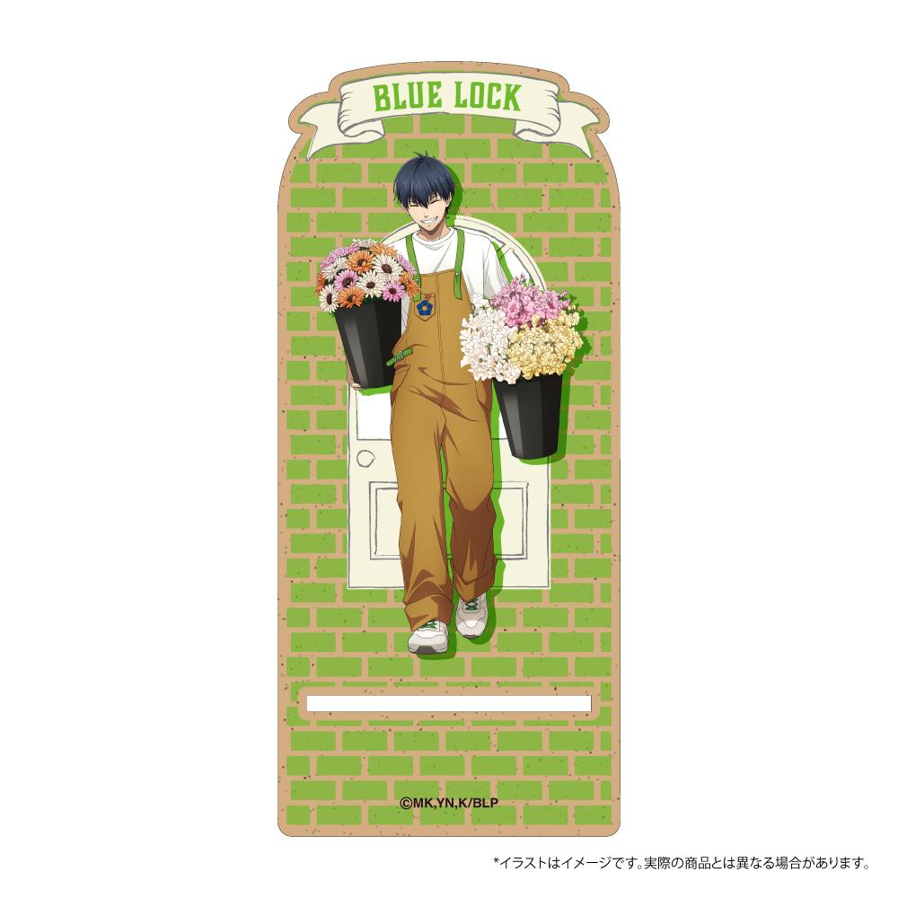《藍色監獄》（藍色監獄） 潔世一 木質手機支架 お花屋さん款