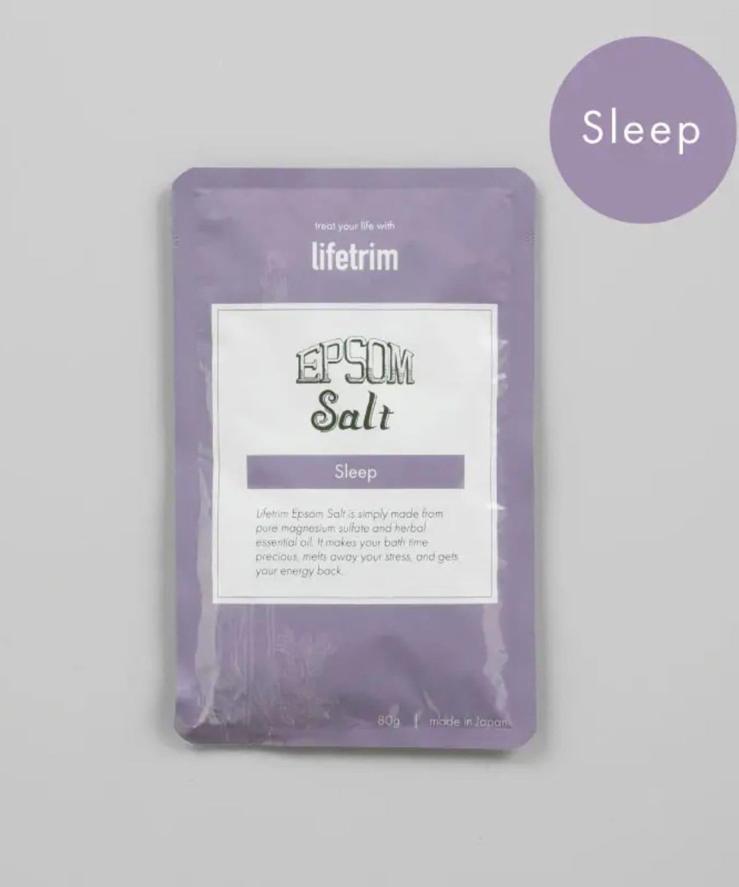 睡眠放鬆 瀉鹽 浴鹽 Lifetrim 80g