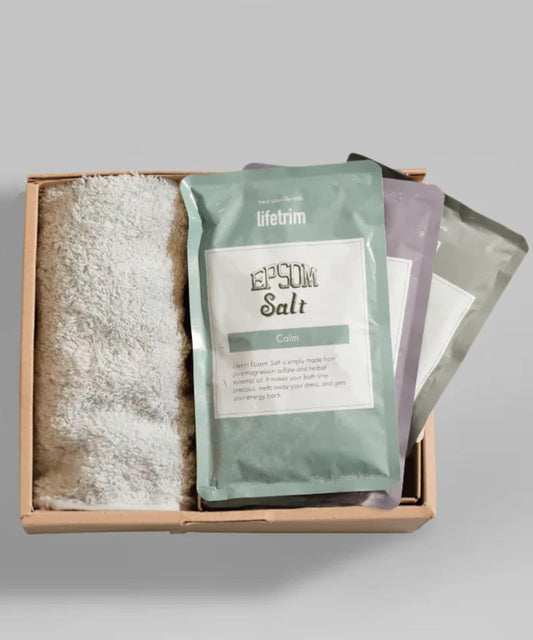 Lifetrim EpsomSaltGiftBox 毛巾套裝