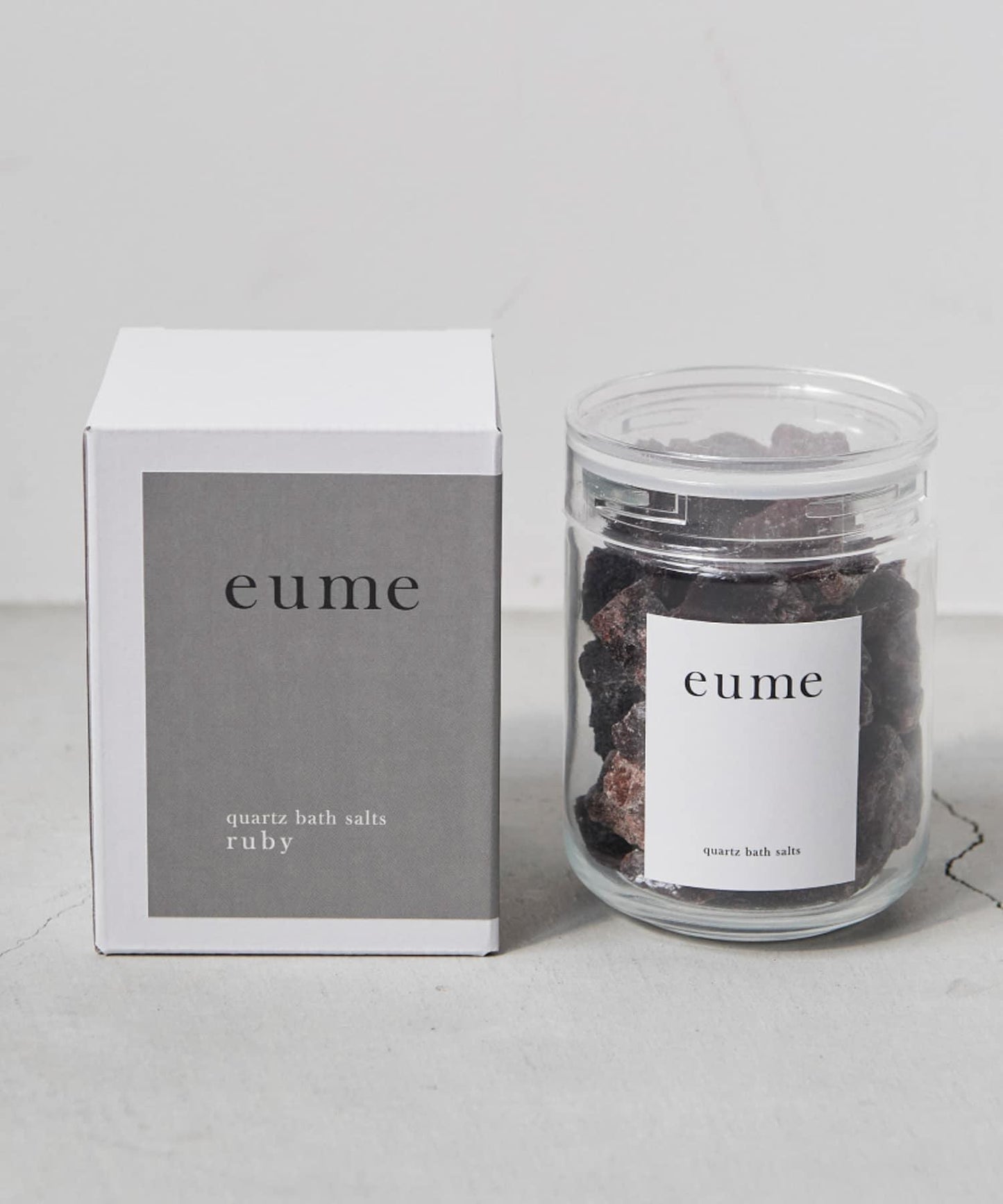 eume 石英沐浴鹽 紅寶石款