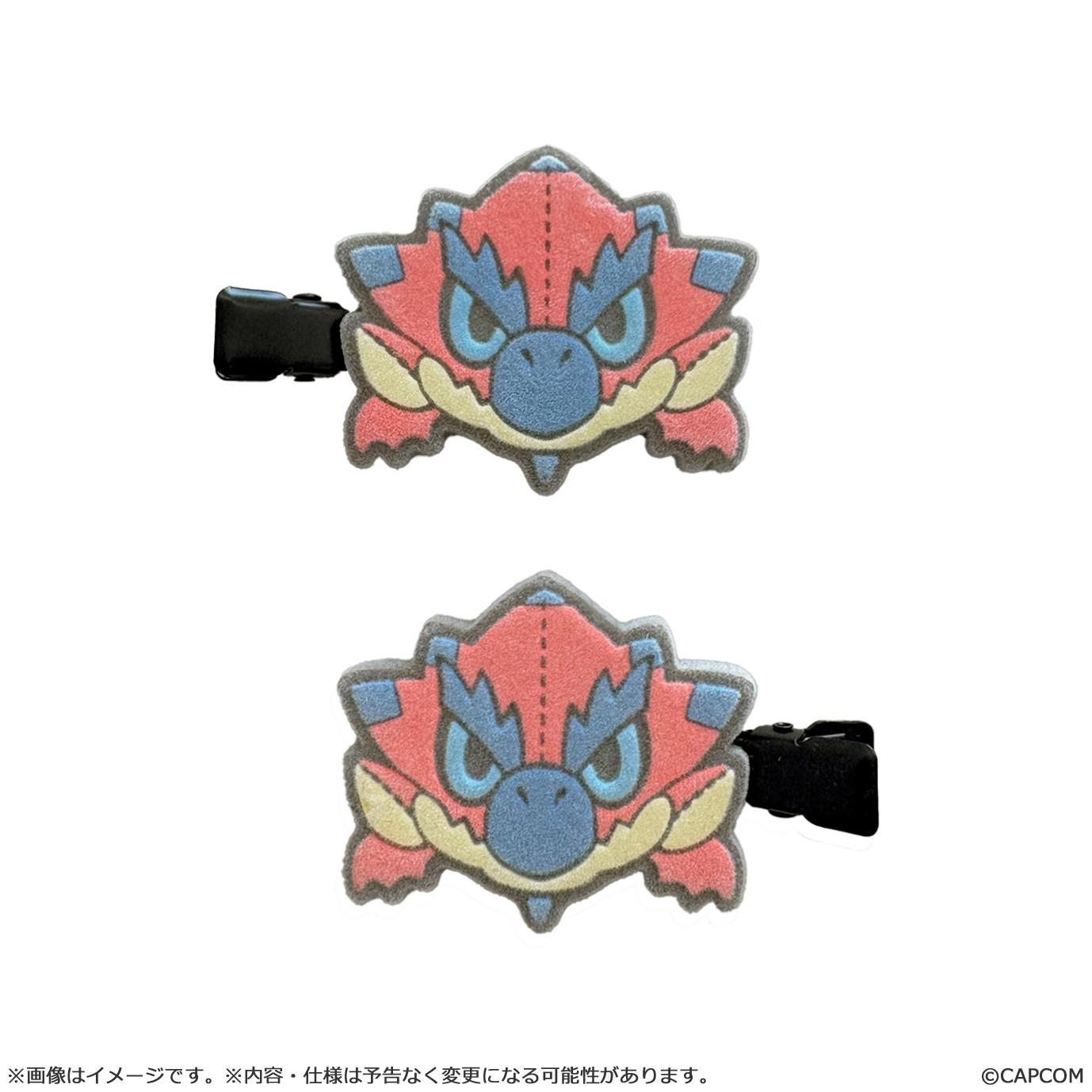 《怪物獵人物語》（怪物獵人物語） Mondefo系列 リオレウス 植絨髮夾
