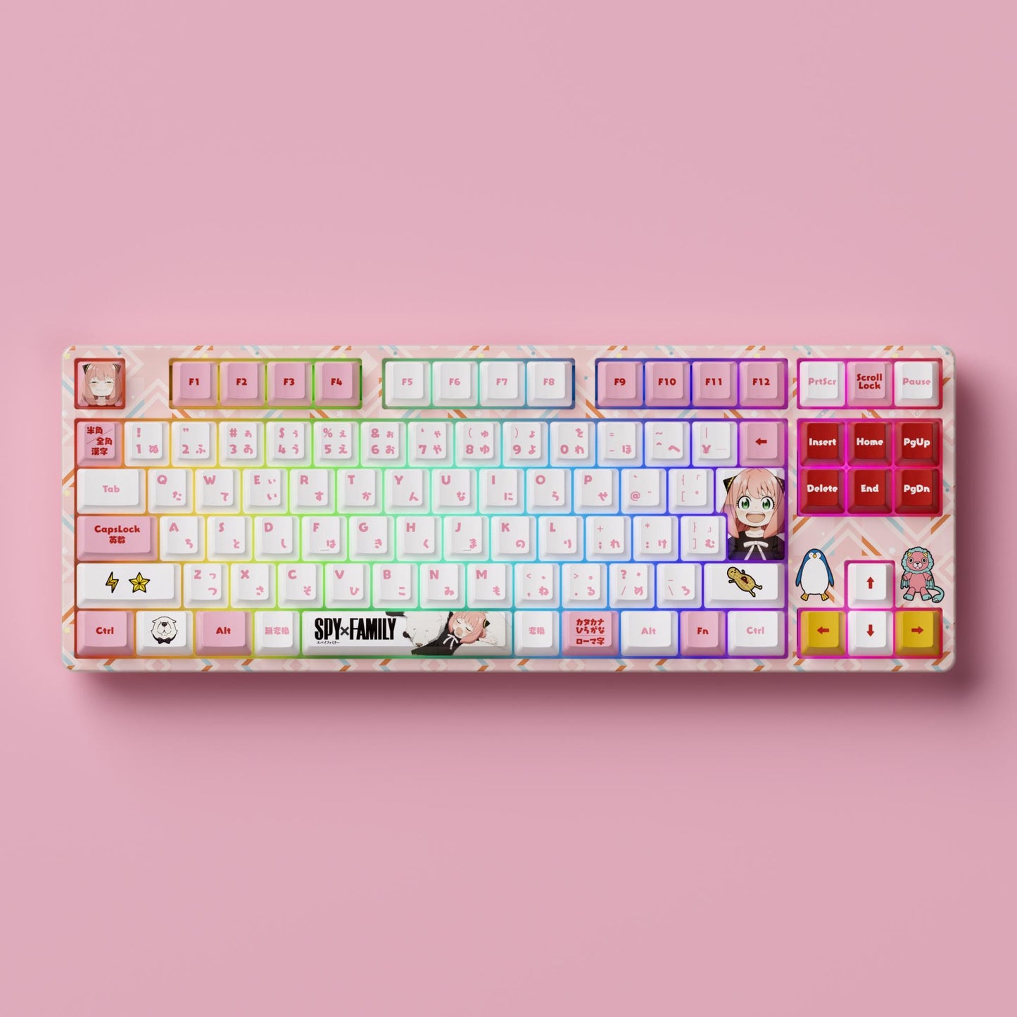 《間諜過家家》 AMICIS 日文配列 TKL 遊戲鍵盤