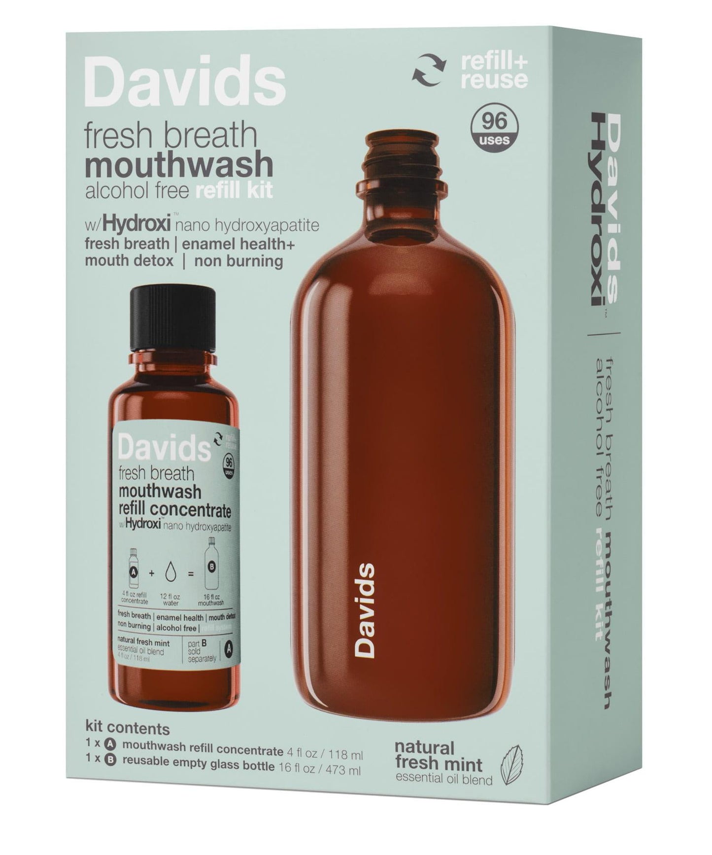 網絡限定 Davids fresh breath mouthwash 漱口水