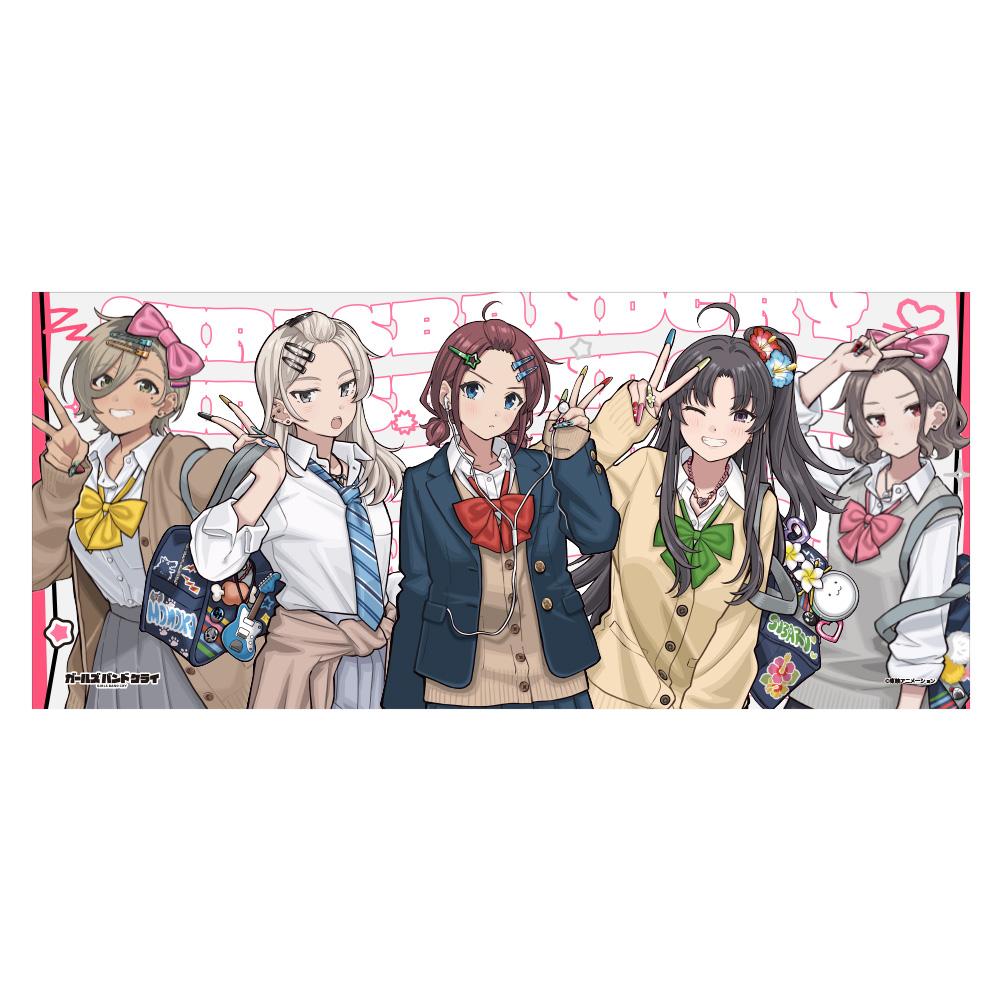 《哭泣少女樂隊》 全新繪製 運動毛巾 平成ギャル款