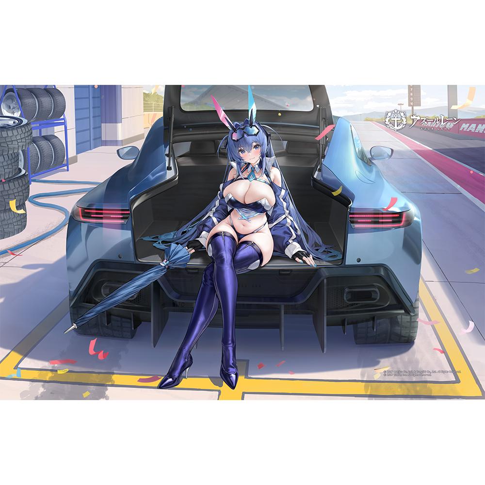 《碧藍航線》 ニュージャージー 毛巾毯 ブラック・プレリュード款