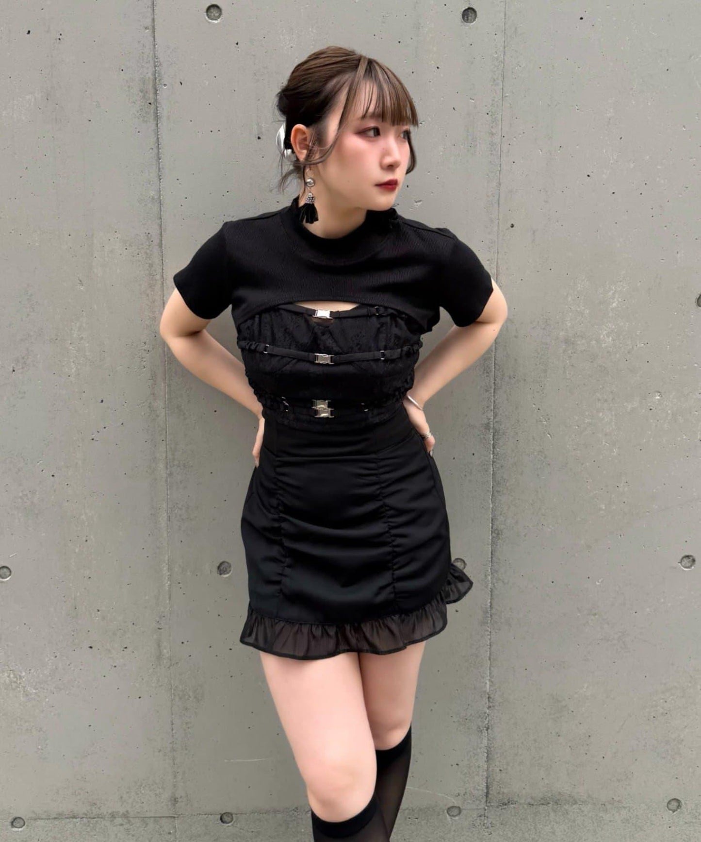 Mavie..7 上衣+腰帶吊帶背心 套裝