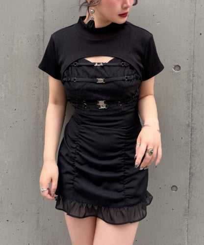 Mavie..7 上衣+腰帶吊帶背心 套裝