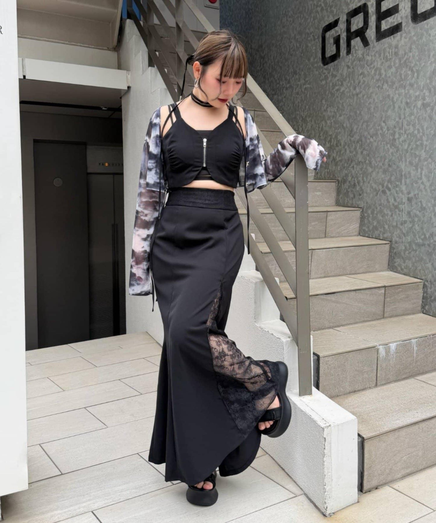 Mavie..7 胸衣上衣＋美人魚半身裙套裝