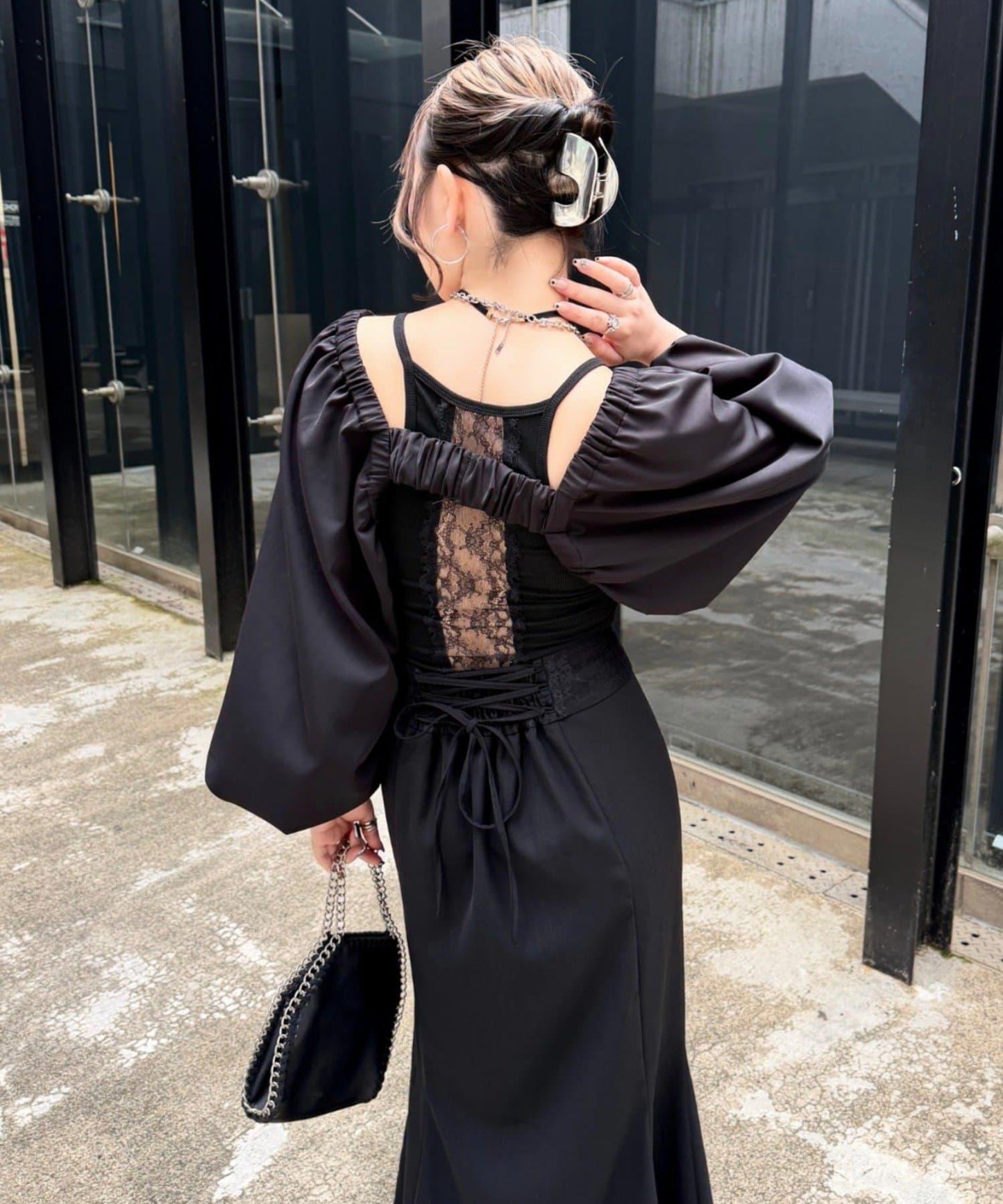 Mavie..7 後方方領 蕾絲 文胸上衣