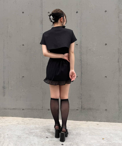 Mavie..7 上衣+腰帶吊帶背心 套裝