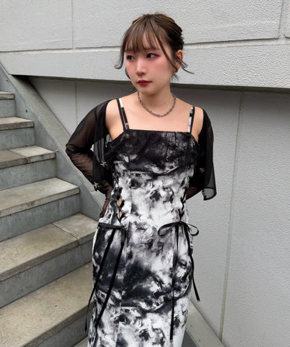 Mavie..7 側繫帶設計 揹帶裙
