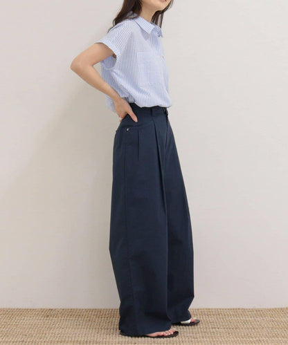 FR刺繡 法式條紋 襯衫
