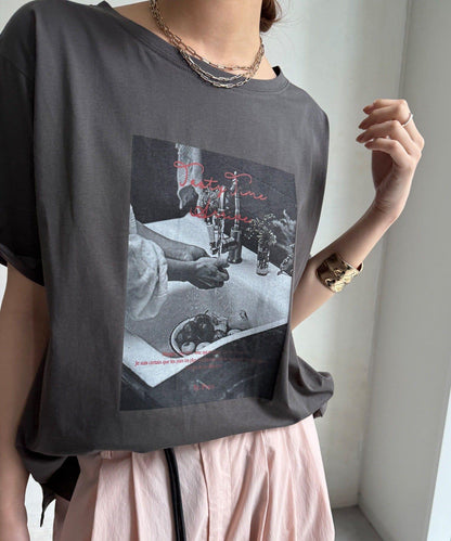照片印花 TEE T恤