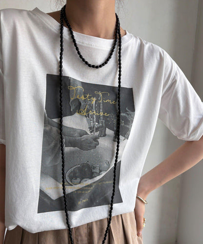 照片印花 TEE T恤