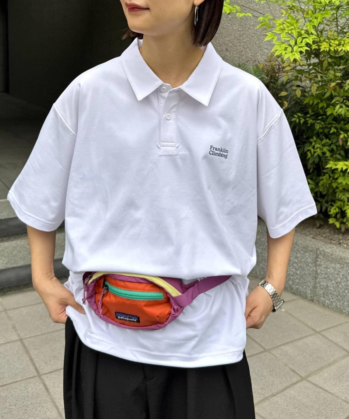Franklin Climbing essential 背部印花Polo衫