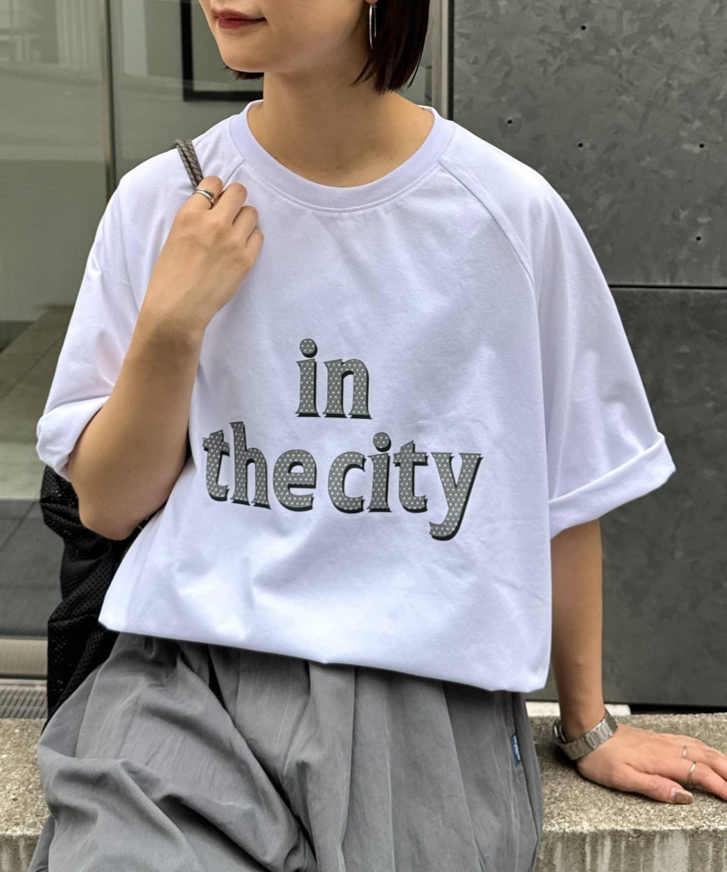 男女同款 波點印花 IN THE CITY Franklin Climbing/フランクリンクライミング T恤