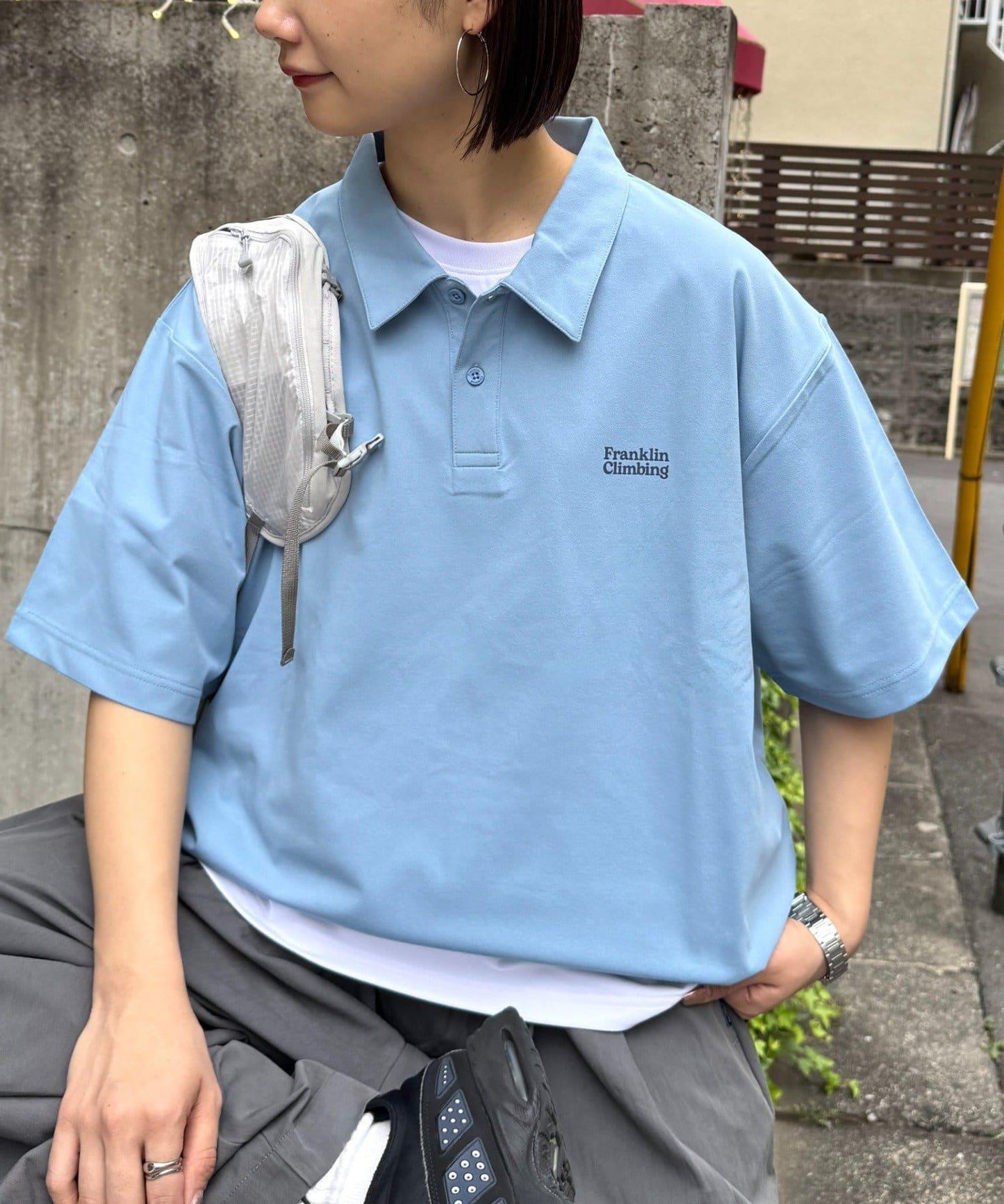 Franklin Climbing essential 背部印花Polo衫