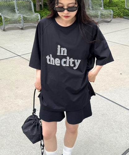 男女同款 波點印花 IN THE CITY Franklin Climbing/フランクリンクライミング T恤