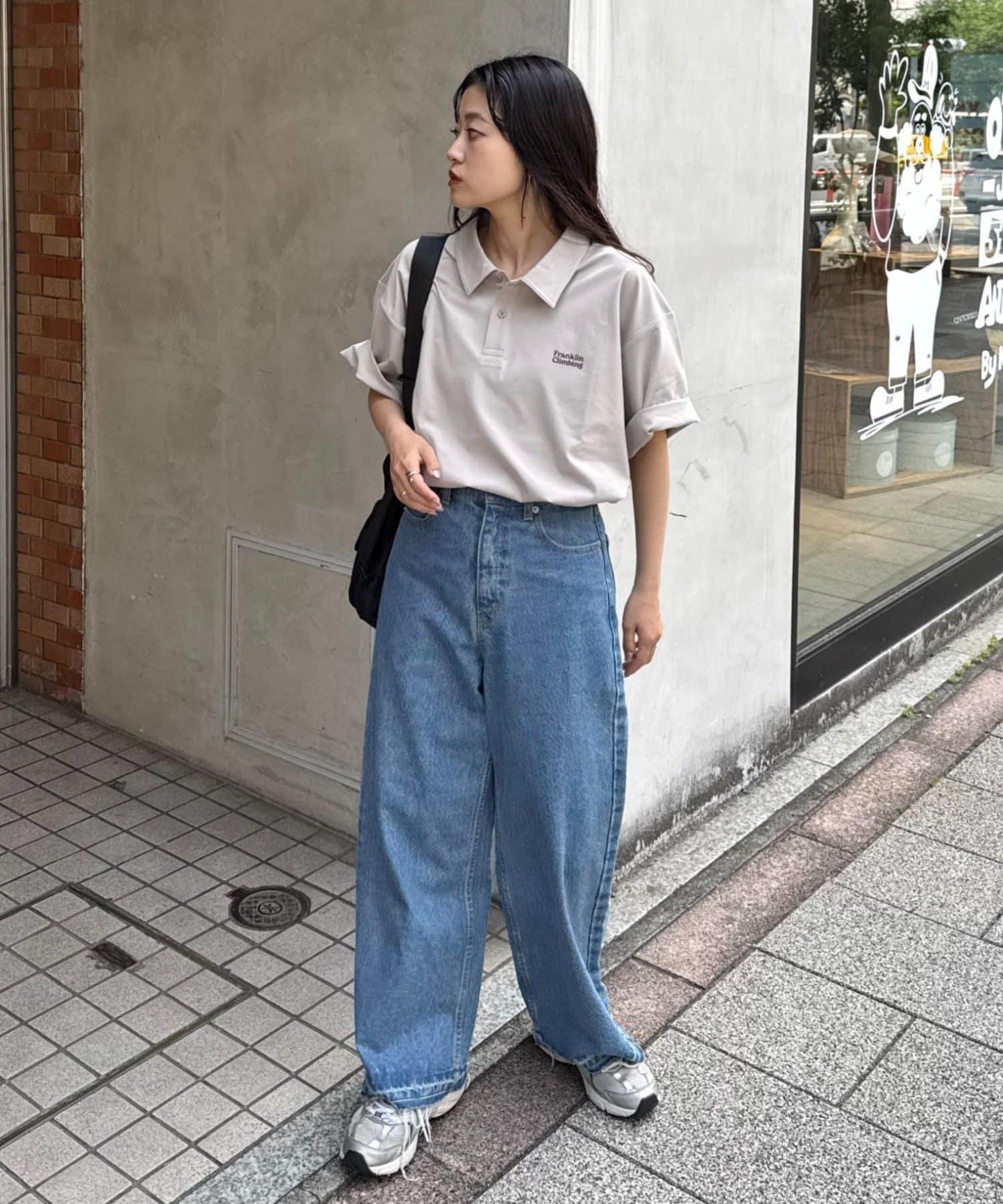 Franklin Climbing essential 背部印花Polo衫