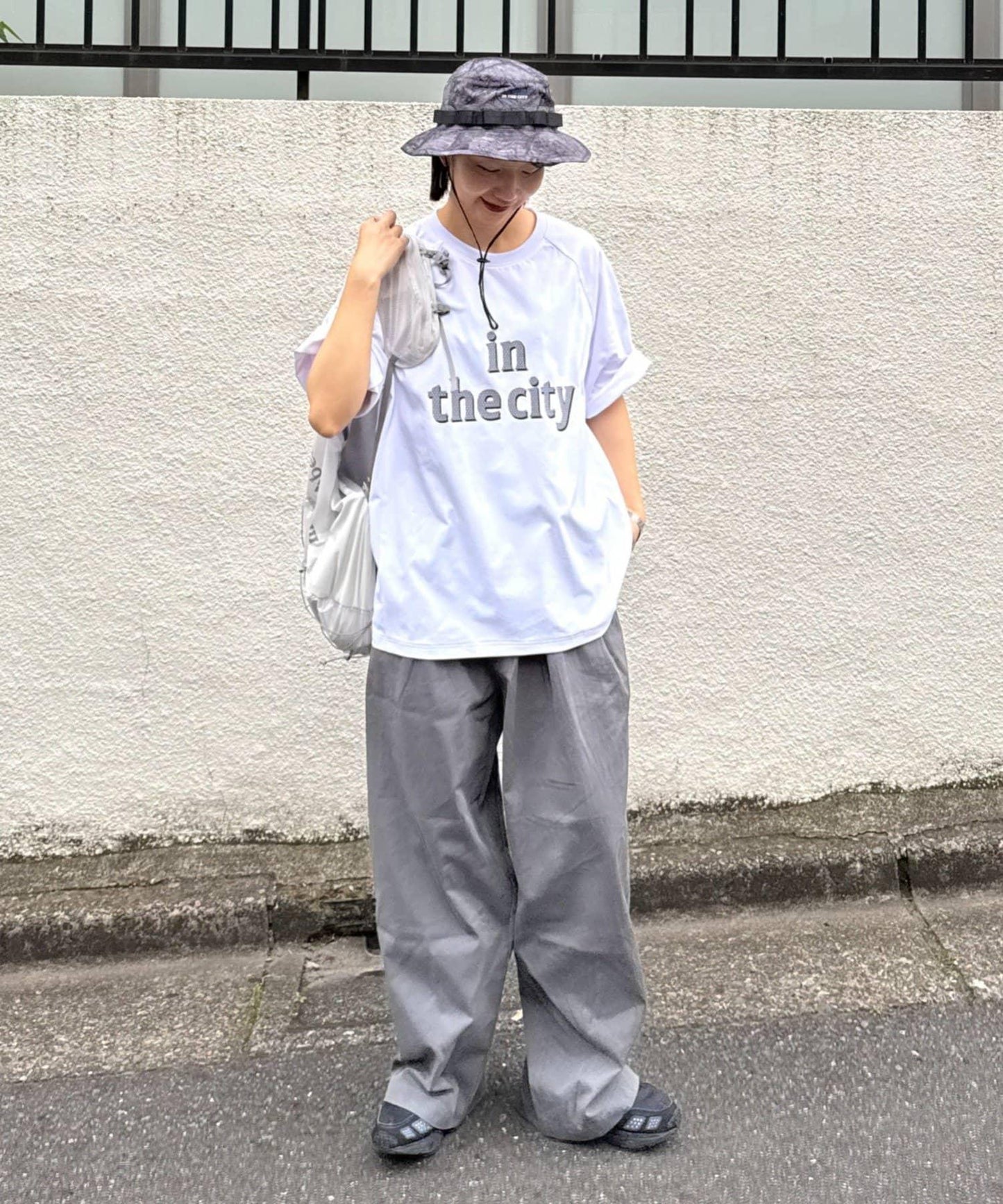 男女同款 波點印花 IN THE CITY Franklin Climbing/フランクリンクライミング T恤