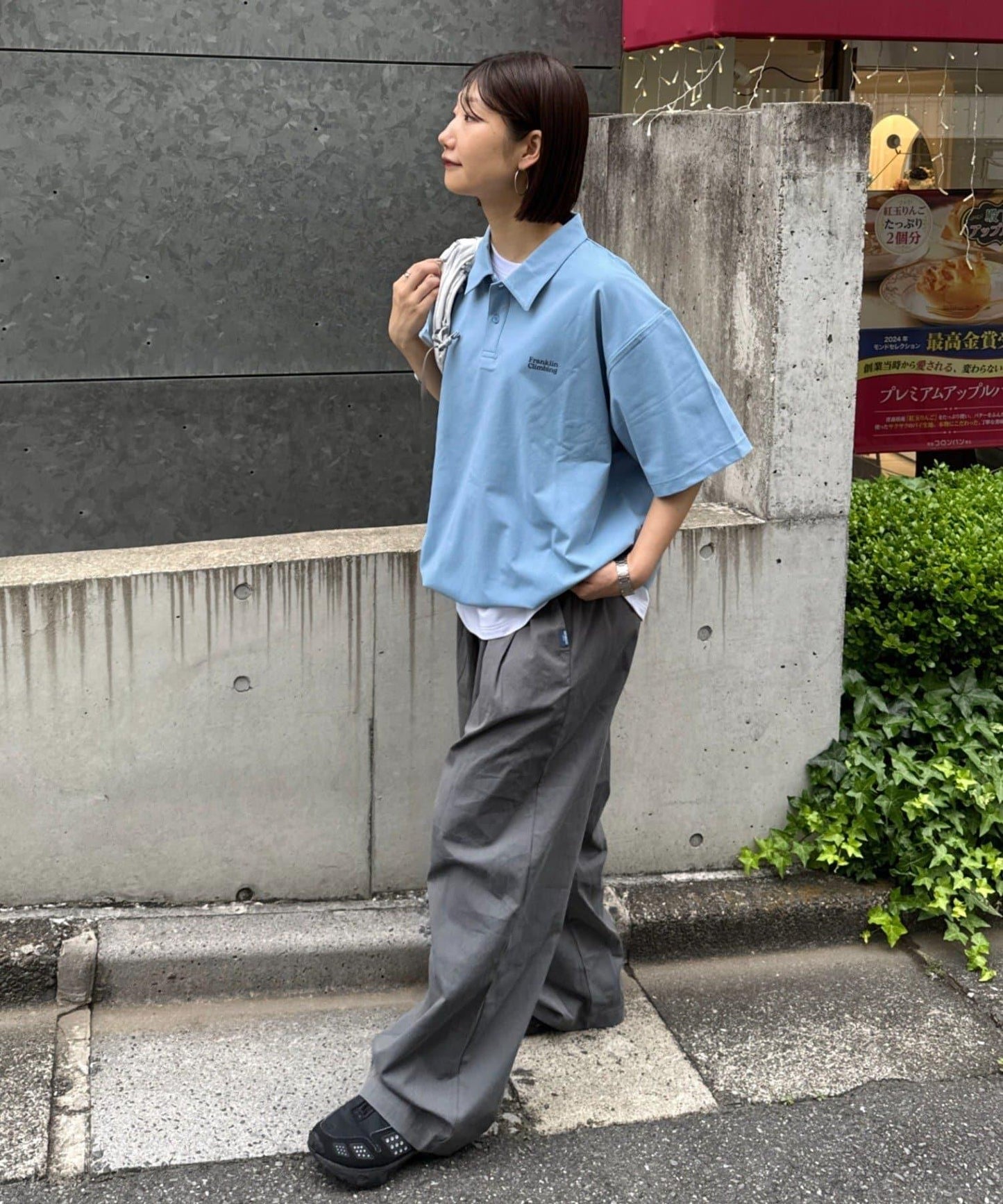Franklin Climbing essential 背部印花Polo衫