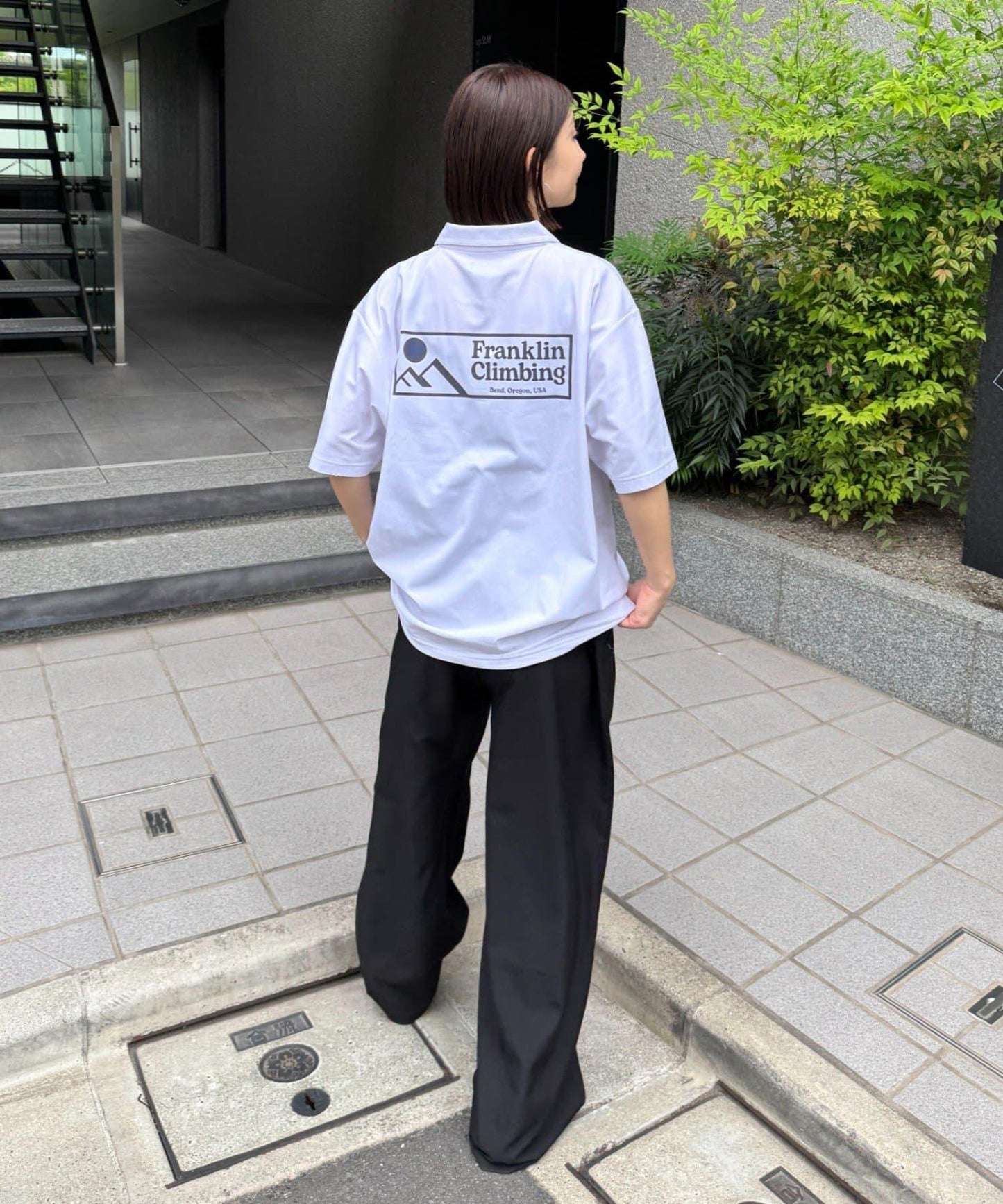 Franklin Climbing essential 背部印花Polo衫