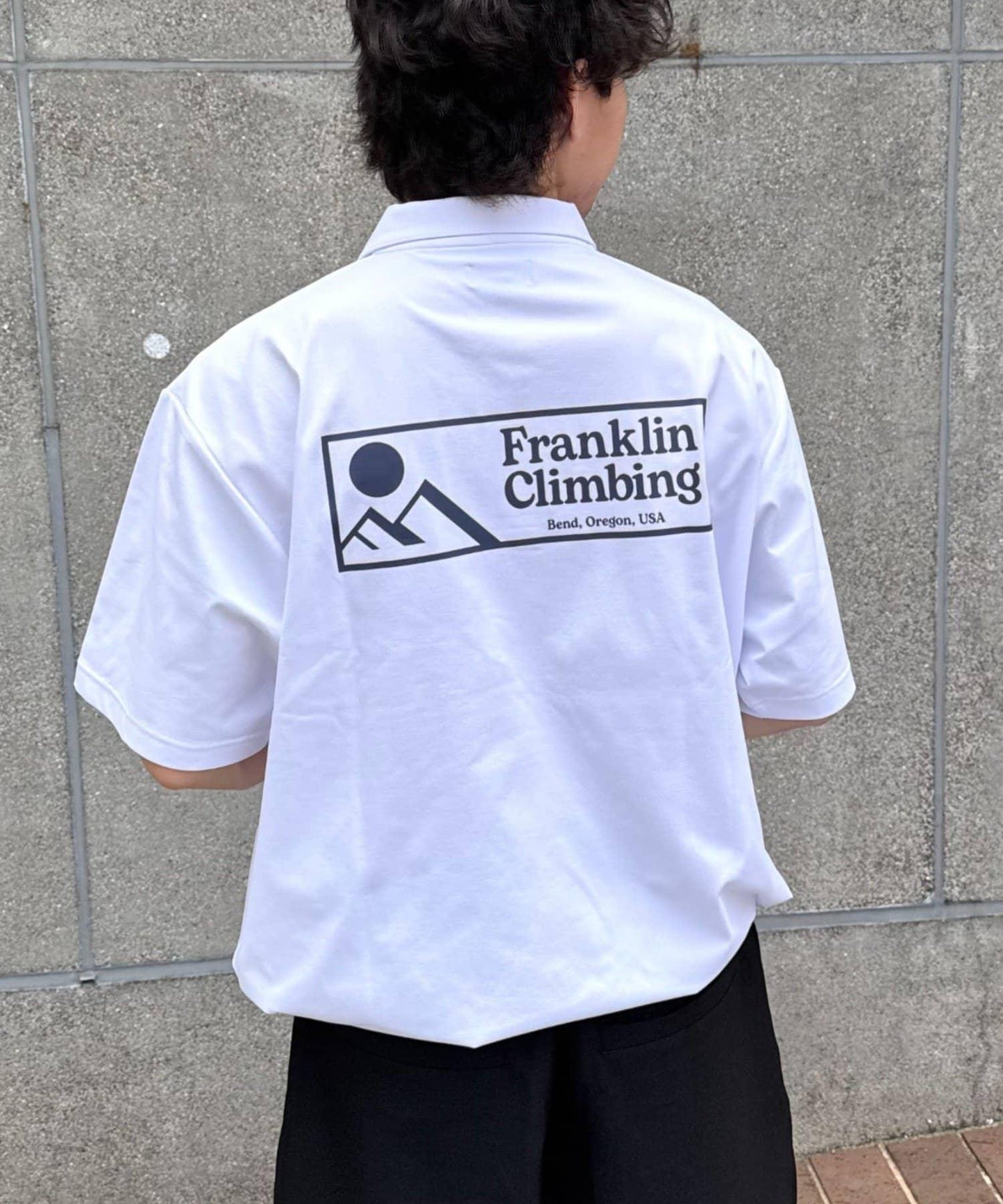 Franklin Climbing essential 背部印花Polo衫