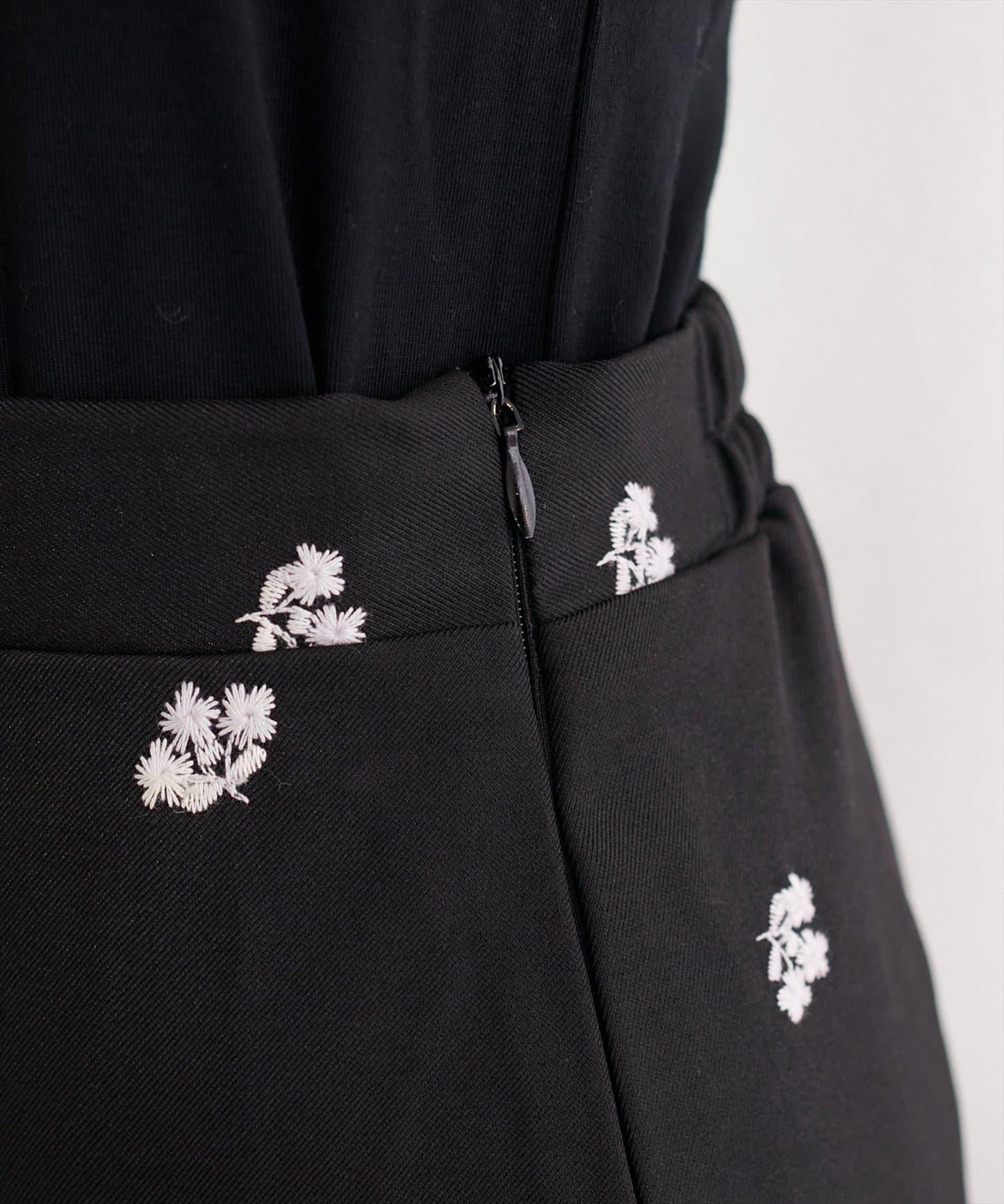 natural couture 花卉圖案 修身 斜紋 直筒半身裙