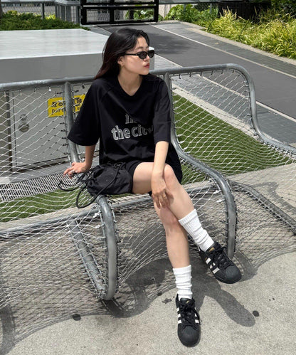 男女同款 波點印花 IN THE CITY Franklin Climbing/フランクリンクライミング T恤