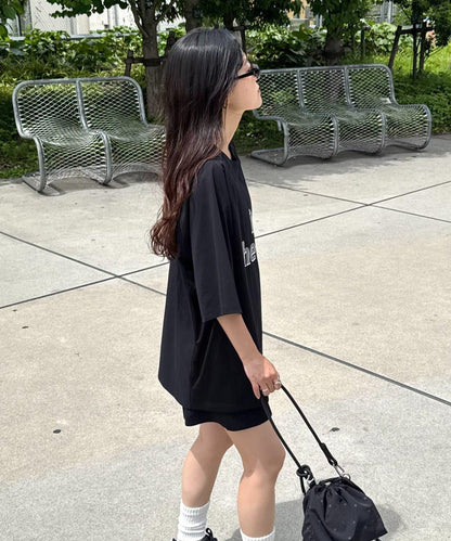 男女同款 波點印花 IN THE CITY Franklin Climbing/フランクリンクライミング T恤