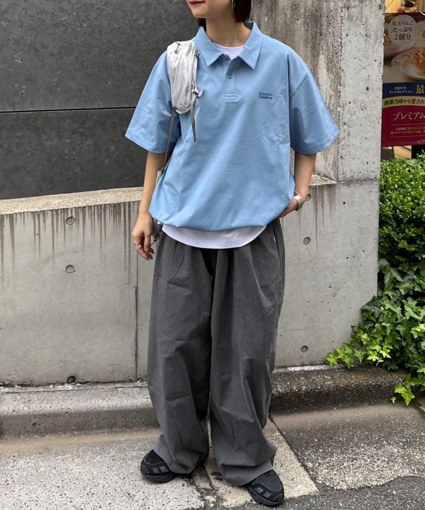 Franklin Climbing essential 背部印花Polo衫