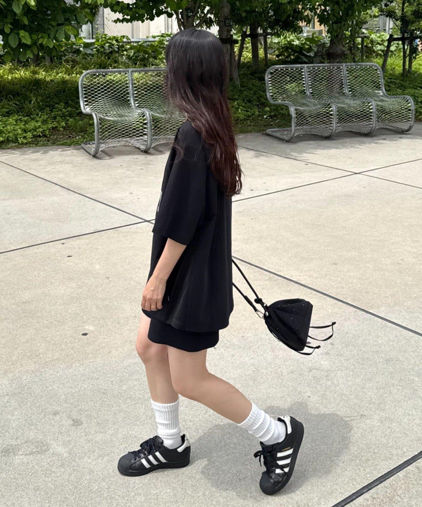 男女同款 波點印花 IN THE CITY Franklin Climbing/フランクリンクライミング T恤